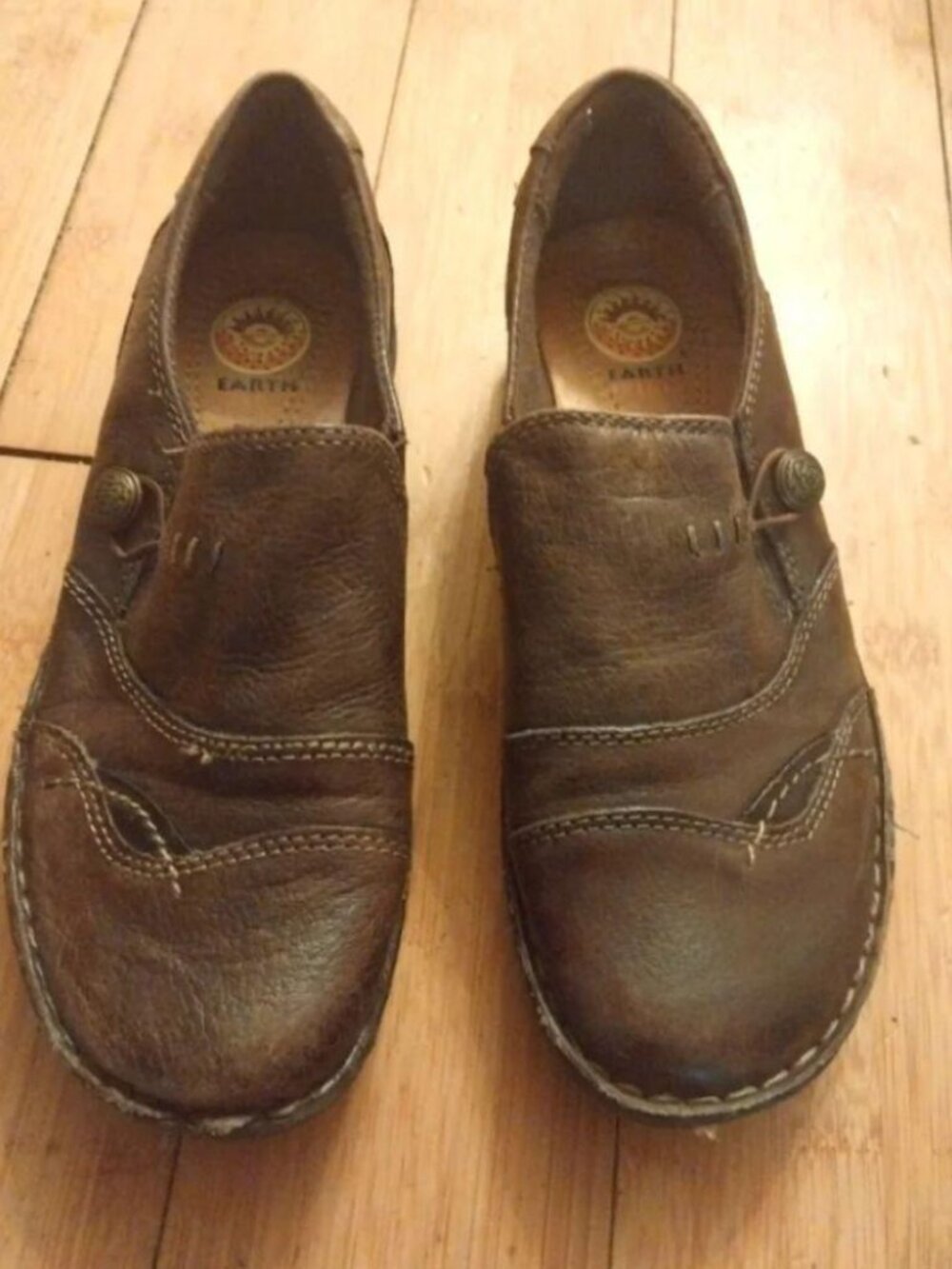 Earth Spirit leather clogs